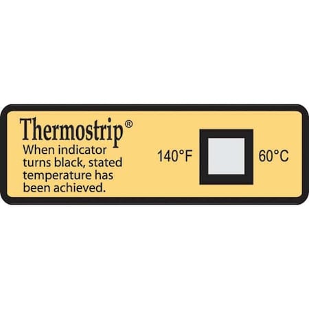 DIGI-SENSE Irreversible Thermostrip Disinfect, PK 24 90308-13